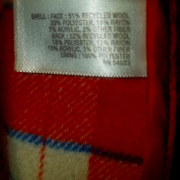 Old navy whool flannel lined peacoat - Picture 8 of 8